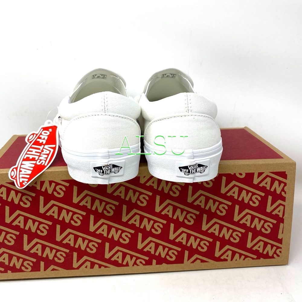 VANS Classic Slip On Canvas True White Casual Shoes Men’s Size VN000EYEW00 - Picture 5 of 9